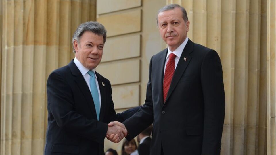 Cumhurbaşkanı Erdoğan Kolombiya'da