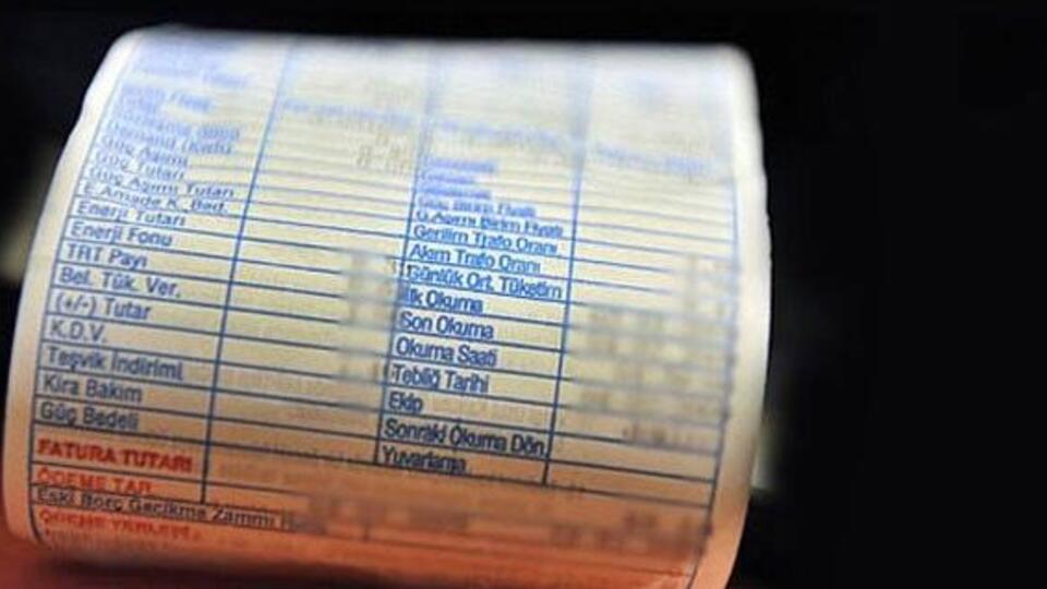 Faturalarda flaş gelişme!
