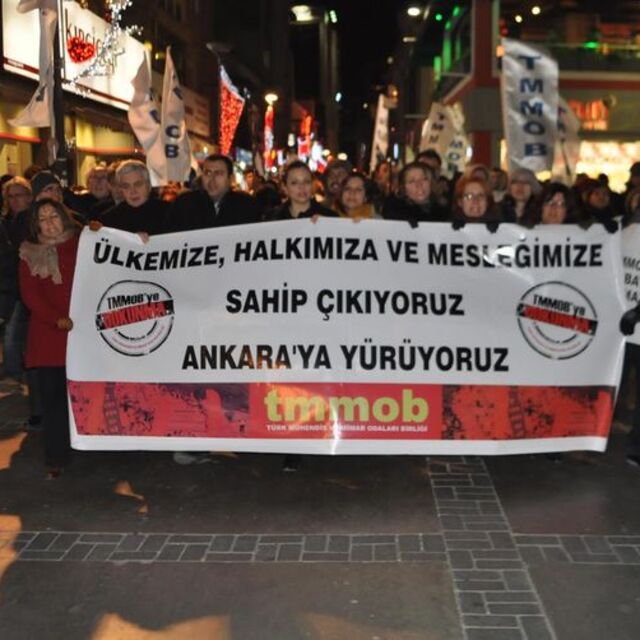 TMMOB'dan torba yasa eylemi