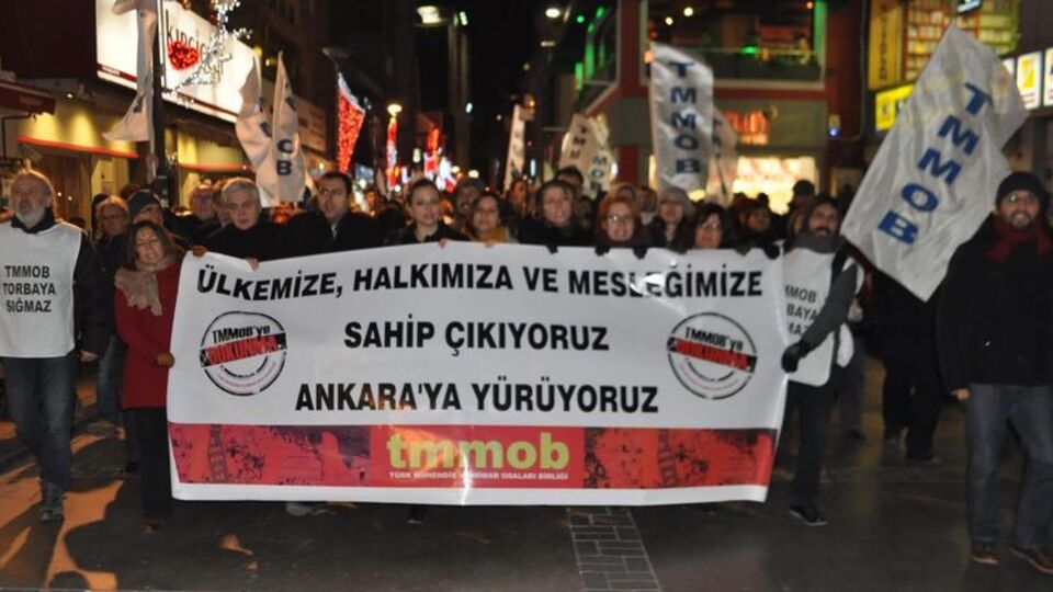 TMMOB'dan torba yasa eylemi
