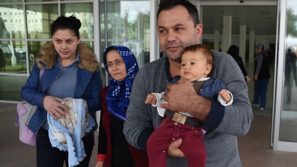 Poyraz bebek taburcu oldu!