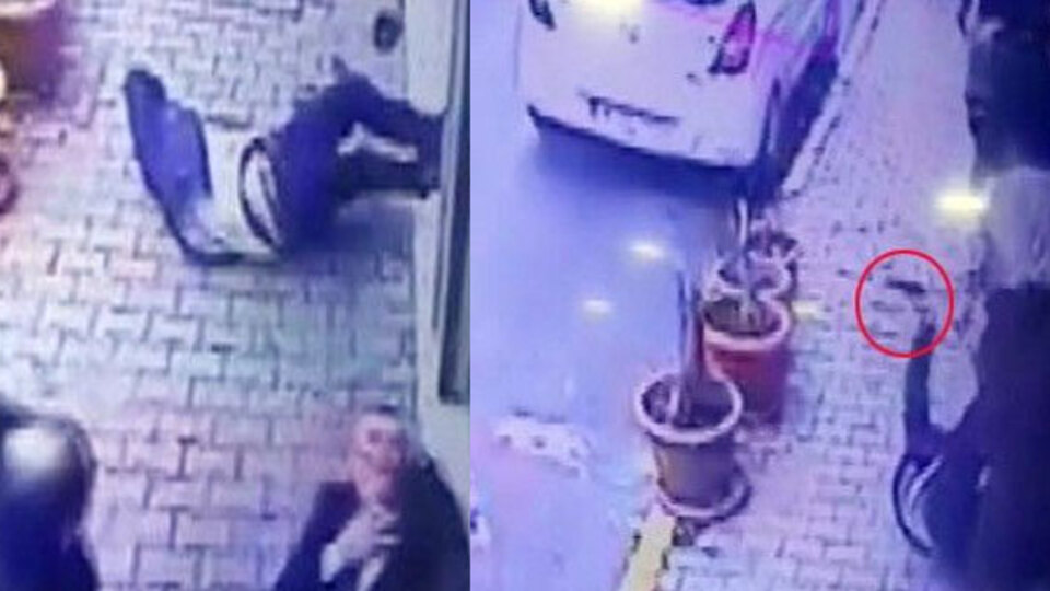 O savcının yakınlarının vurulma anı kamerada