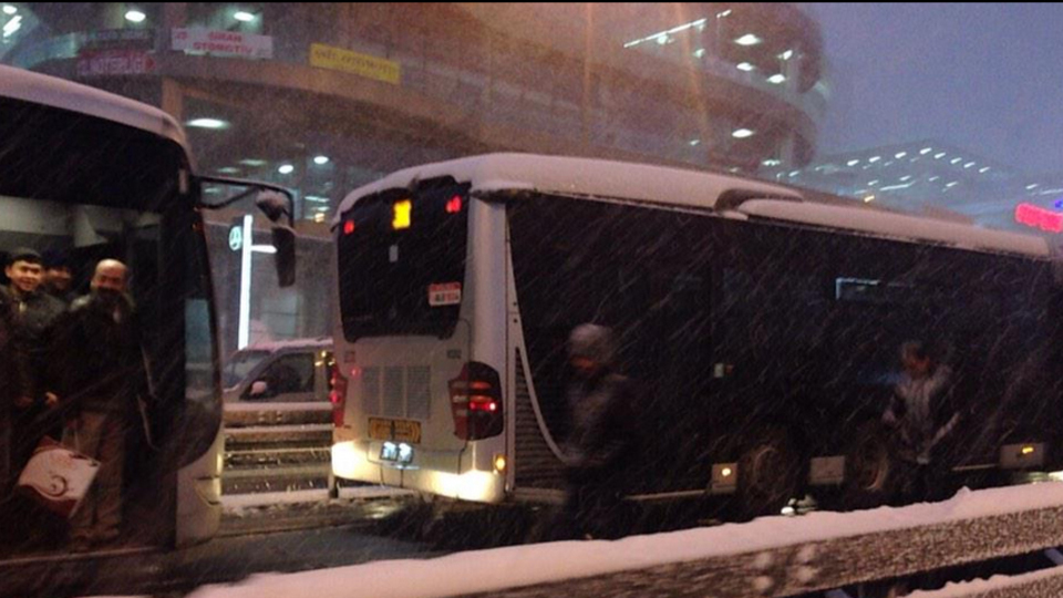 İstanbul'da trafik felç!