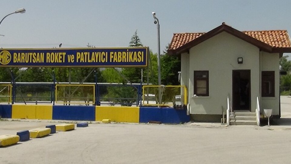 Patlayıcı Fabrikası'nda patlama