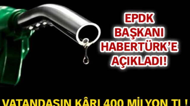 Vatandaşın kârı 400 milyon TL