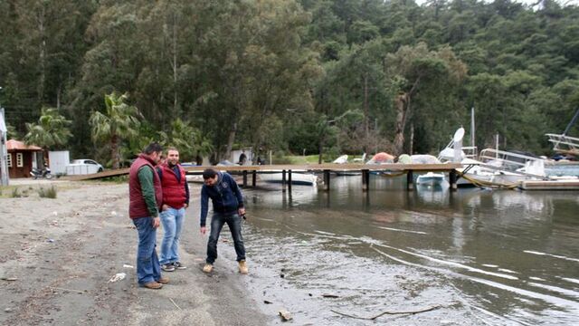 Marmaris'te korkutan görüntü