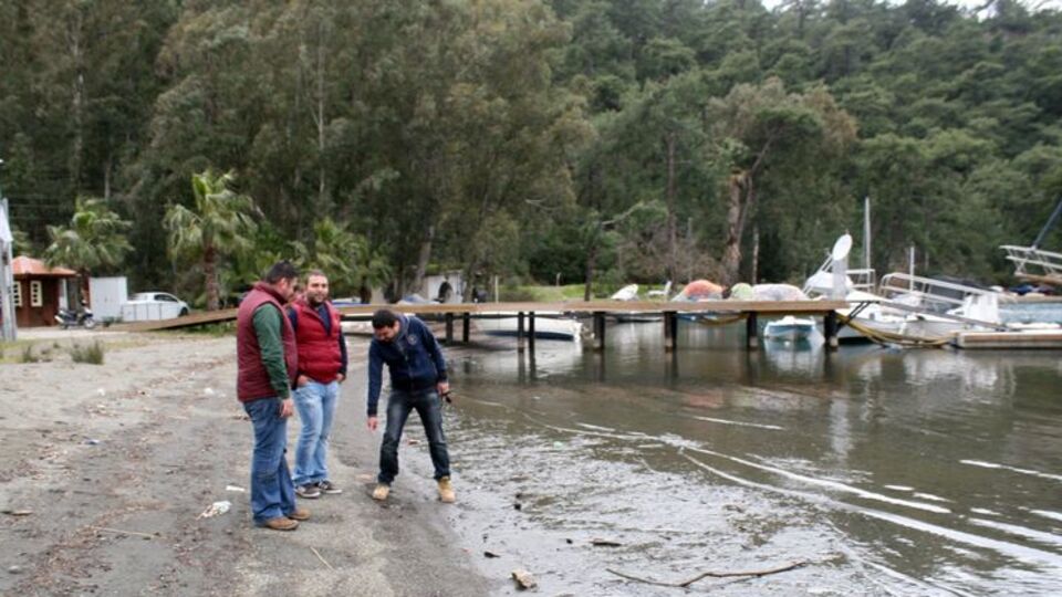 Marmaris'te korkutan görüntü