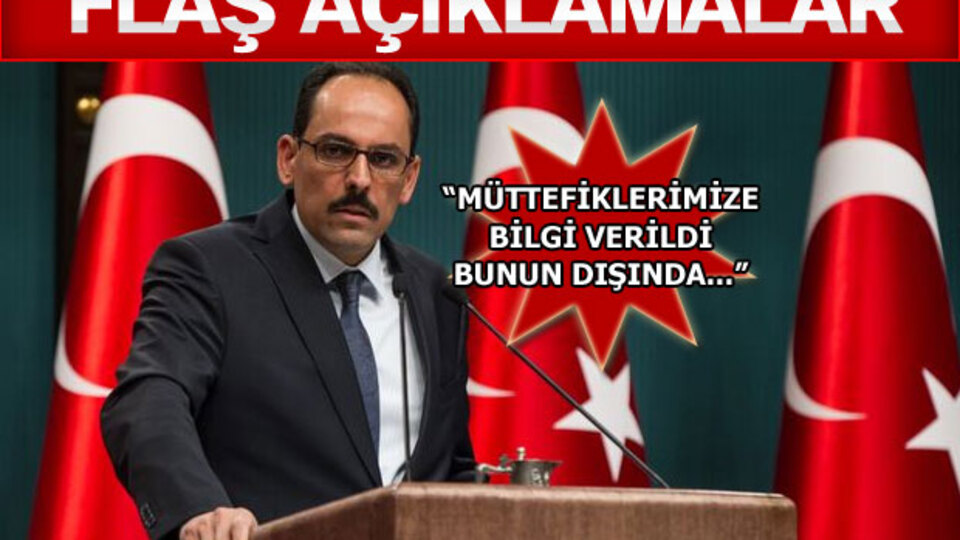 Suriye'nin 'Savaş sebebi' çıkışına yanıt