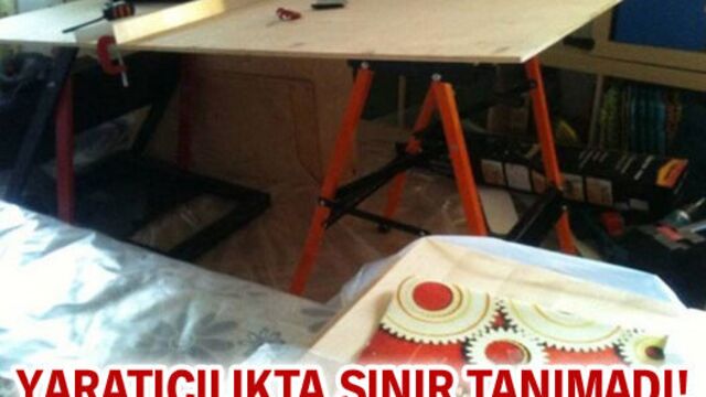 Yaratıcılıkta sınır tanımadı