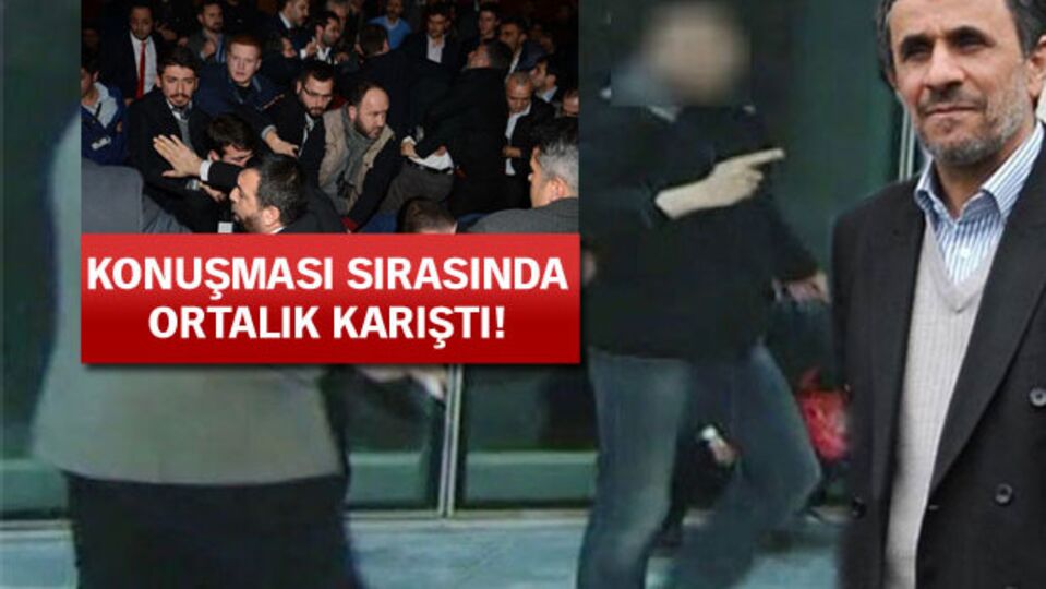 Bursa'da Ahmedinejad'ın katıldığı toplantıda 'sabun' şoku!