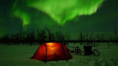 Abisko: İsveç'in en kuzey ucu...