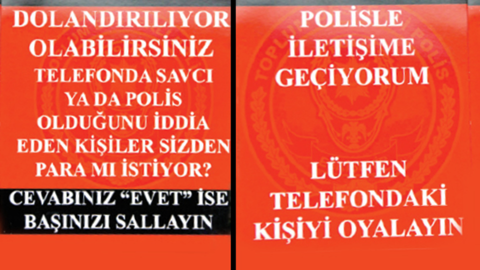 Dolandırıcılara karşı kırmızı kart!