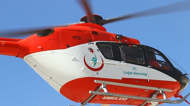Gece görüşlü ambulans helikopterler uçuşa hazır