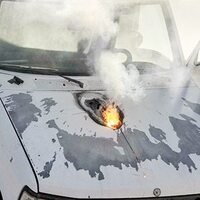 Bir mil uzaktan bu hale getirdi!