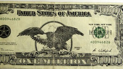 1 milyon dolar'lık banknot Manisa'da çıktı!