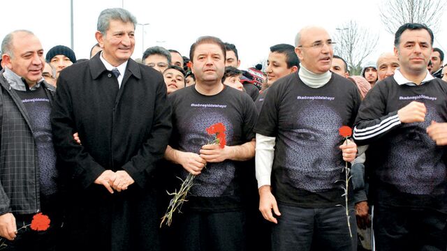 Erkekler, 'Kadına şiddete hayır' koşusunda buluştu