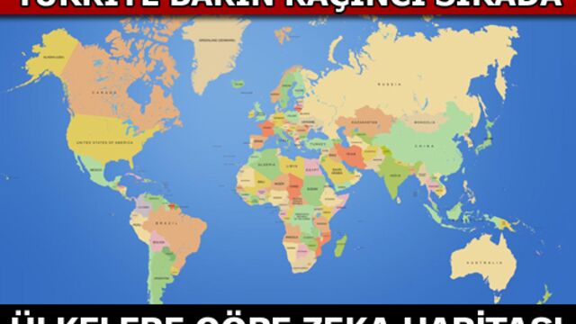 Ülkelere göre zeka seviyesi