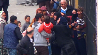 Taksim'de dilencilerin mekan kavgası