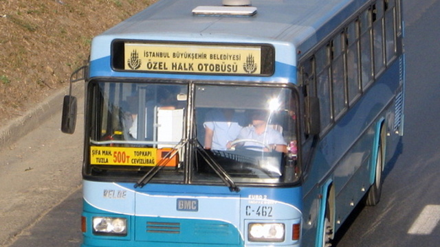 O otobüsün güzergahı değişti