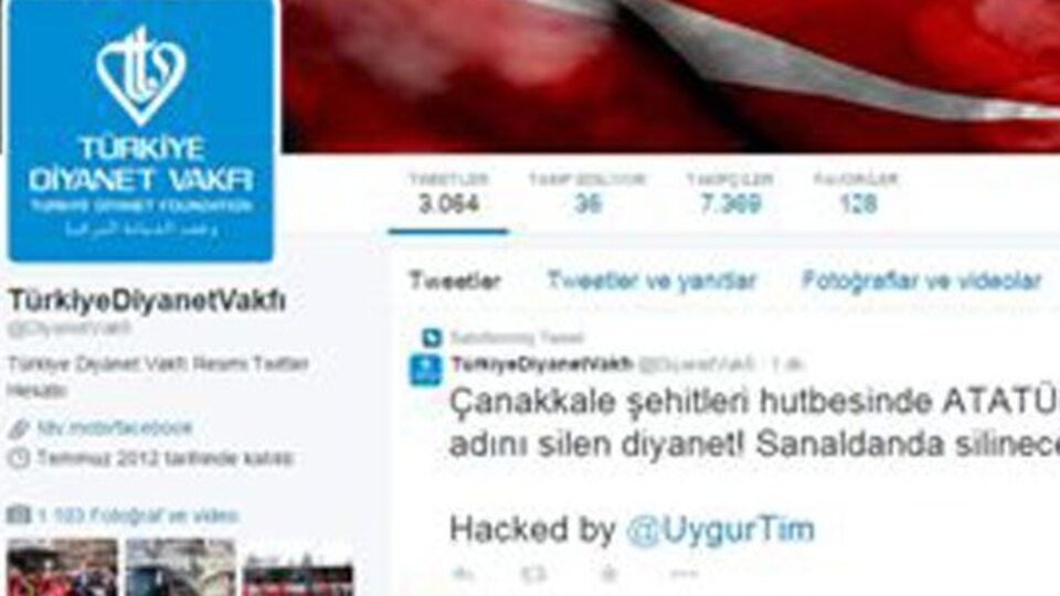 Diyanet Vakfı'na hacker şoku!