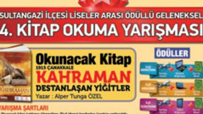 Sultangazi'de kitap okuma yarışması