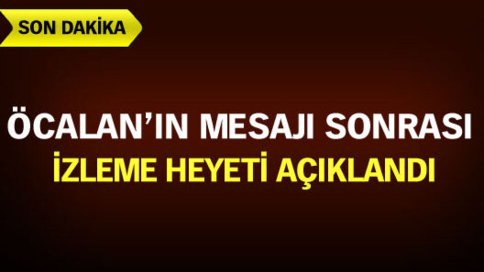 İzleme heyeti haberlerine açıklama