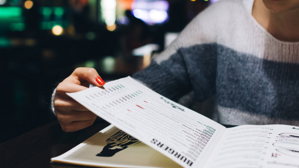 Restoran mönülerine 'alerji' ayarı