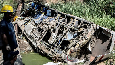 Venezuela'da otobüs faciası