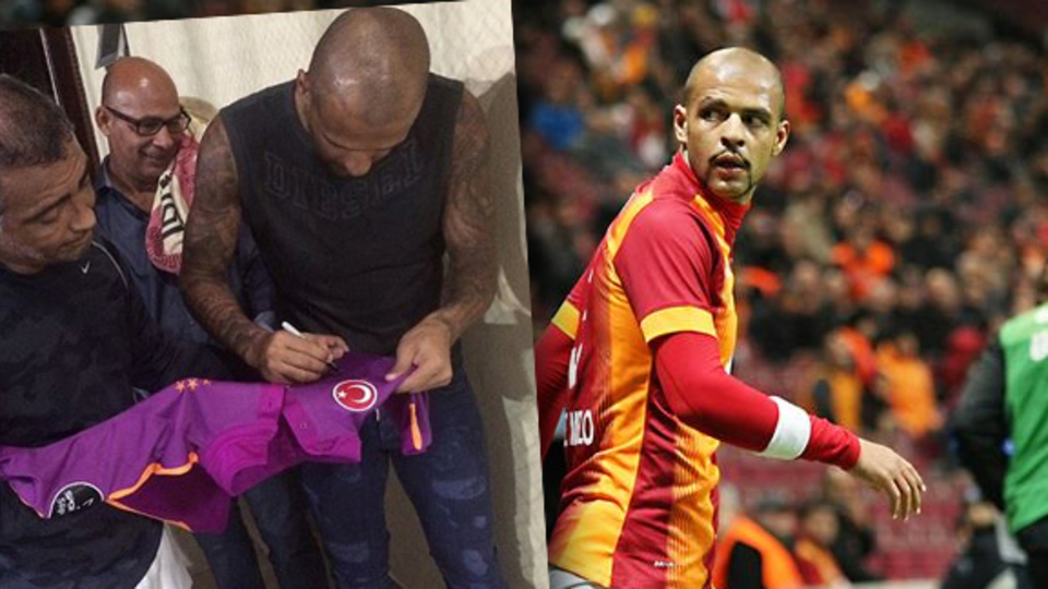 Melo'dan idolüne imzalı forma!