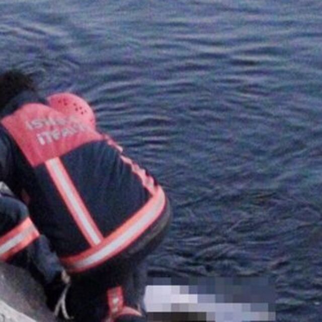 Şok görüntü! Kayalıklara sıkışmış halde bulundu