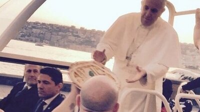 Papa'ya pizza süprizi