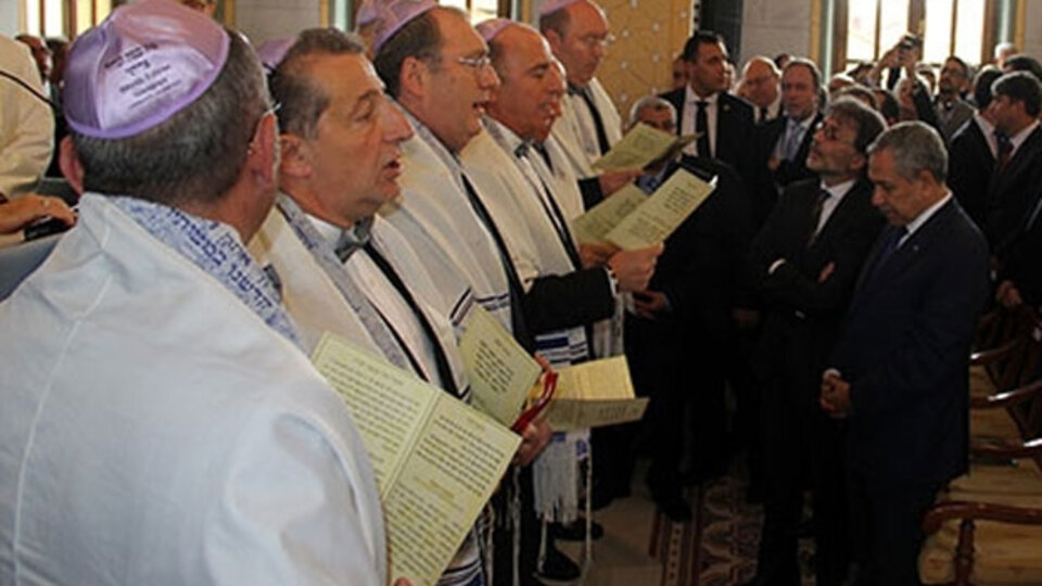 Sinagog açılışında Cumhurbaşkanı Erdoğan için dua