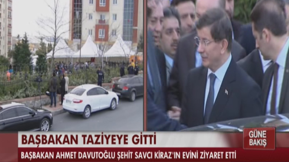 Başbakan şehit savcının evine taziyeye gitti