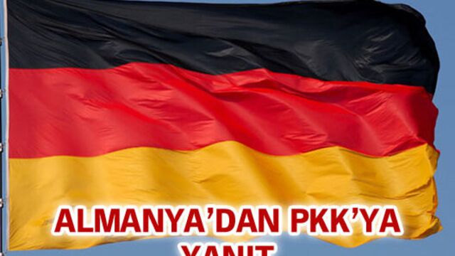 Almanya'dan PKK'ya yanıt!