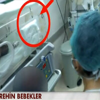 Özel hastanede skandal görüntü!