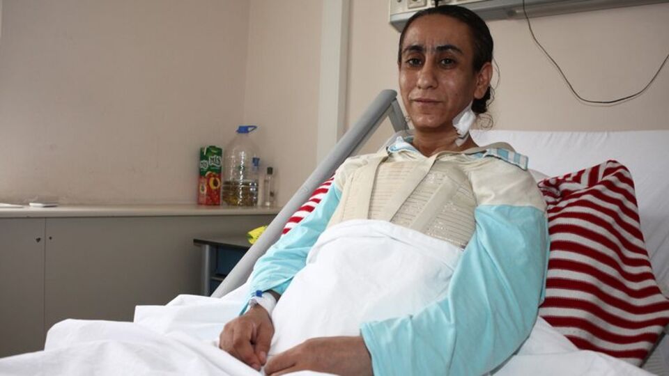 Kalbinden 35 santim tümör çıktı