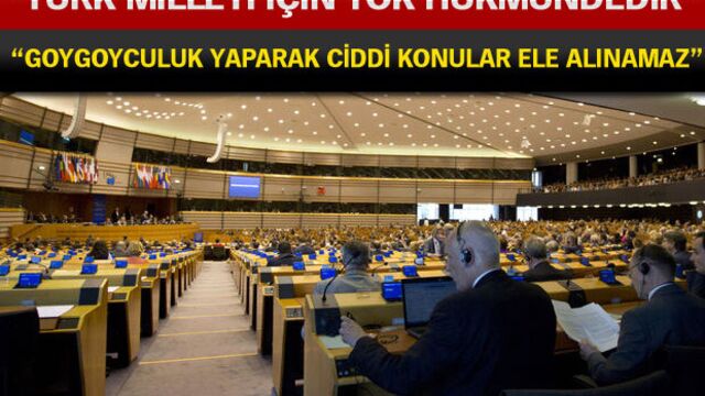 Türkiye'den AP'ye tepki!
