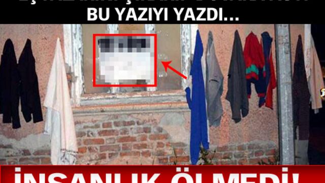 İnsanlık ölmedi!