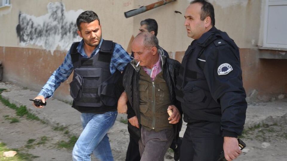 Operasyona gelen polis şaşkına döndü