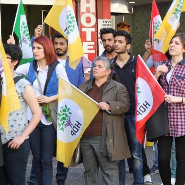 HDP seçim çalışmasında gerginlik