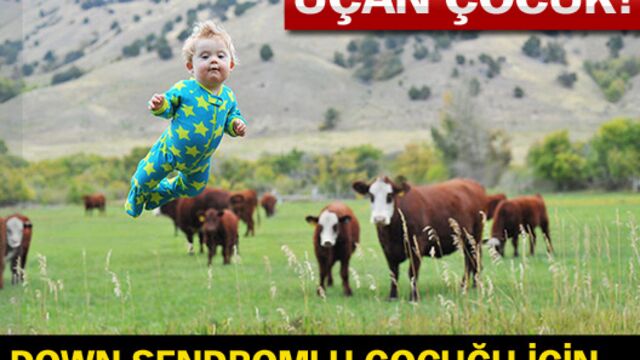 Uçan çocuk!