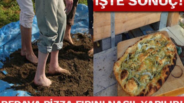 Bedava pizza fırını nasıl yapılır!