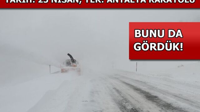 Kardan trafiğe kapandı!