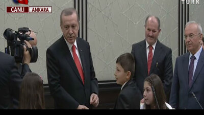 23 Nisan çocukları ilk kez Saray'da