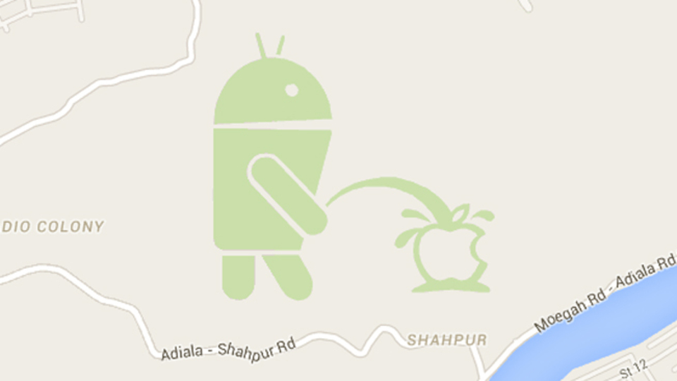 Google'da şaşırtan görüntü!