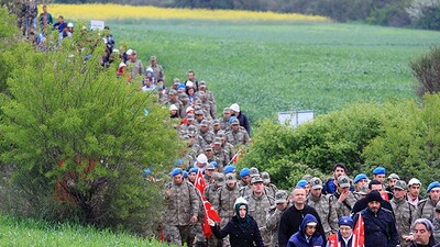 "57. Alaya Vefa Yürüyüşü"ne binler katıldı