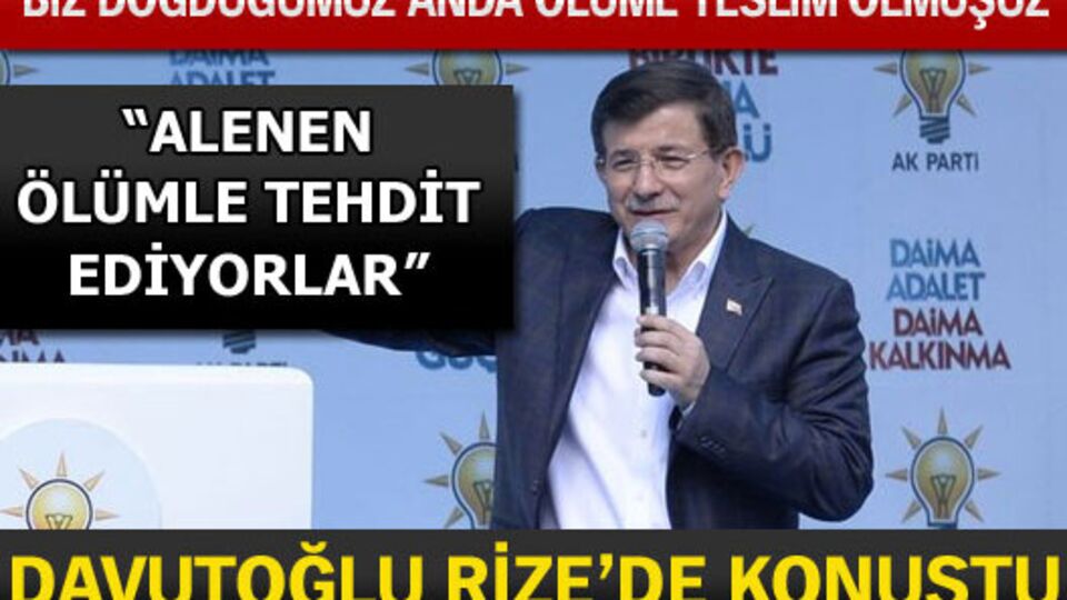 "Alenen ölümle tehdit ediyorlar"