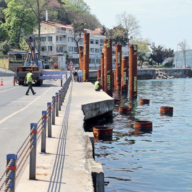 Çubuklu Sahil Yolu 10 metre genişliyor