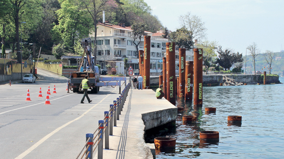Çubuklu Sahil Yolu 10 metre genişliyor