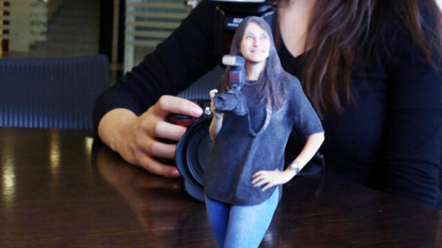 Fotoğrafın yerine 3D minyatür